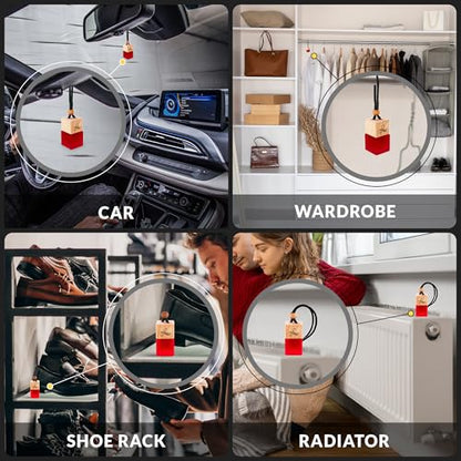 Inspired by YSB Opi.um Car Air Freshener for Women | Long Lasting Luxury Diffuser | Car Scent Perfume | Vent Clip Auto Air Freshener | Odour Eliminator Technology | Diffuser Scents 8ml
