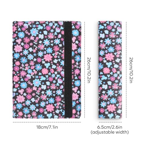 2 PCS Seat Belt Cover Pad, Soft and Cute Seat Belt Protector, Universal Car Accessories and Interior Decor (Floral Print)