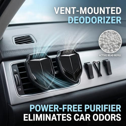Car air purifier,Odor Eliminator,Air Purifier/Absorber,Car Smell Remover for Smoke & Pet Odor,Eco-Friendly, No Power Needed,Long-Lasting 5 years, 2-Pack