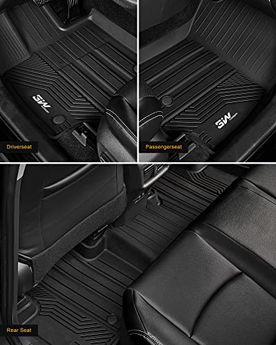 3W Floor Mats Fit Toyota RAV4 2019-2024 2025 (Not for Hybrid or Prime), TPE All Weather Custom Fit Floor Liner for Toyota RAV 4 LE/XLE/Limited/TRD/Adventure Car Mats, Black - size: 2. Toyota Rav4|19-25|floor Mats