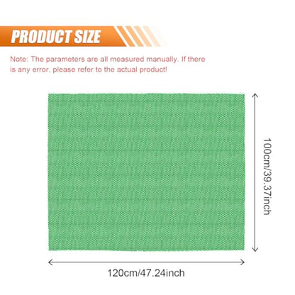 Car Roof Non-Slip Rug Pad, PVC Car Roof Cargo Bag Protective Mat, 47'' x 39.4'' Rooftop Cargo Carrier Bag, Multipurpose Home Liner for Kitchen, Bathroom, Shoe Liner (Green) - size: Green