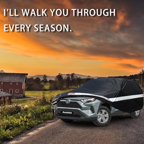Toyota Car Cover Custom Fit for Toyota RAV4/RAV4 Prime, Waterproof Car Cover for Automobiles All Weather, Lightweight Full Exterior Cover Outdoor Sun Rain Dust Snow Wind Protection. - size: Custom Fit Toyota RAV4