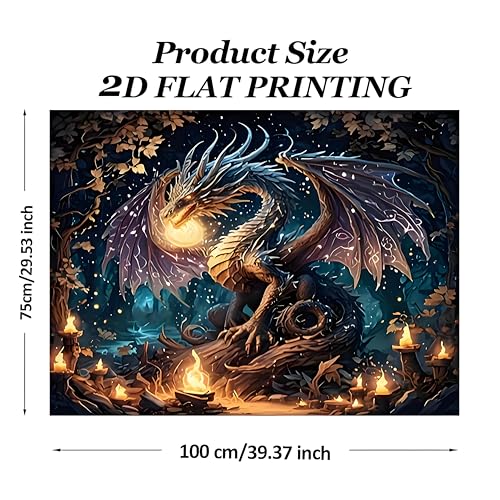 Universal Car Trunk Mat 29" x 39", Dreamy Fire Dragon All Weather Trunk Protection Cargo Liner, Durable Cargo Mat Rear Trunk Liner, Stylish Vehicle Interior Accessories Suitable for Most Car Models - color: Dreamy Fire Dragon