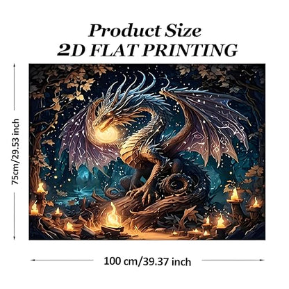 Universal Car Trunk Mat 29" x 39", Dreamy Fire Dragon All Weather Trunk Protection Cargo Liner, Durable Cargo Mat Rear Trunk Liner, Stylish Vehicle Interior Accessories Suitable for Most Car Models - color: Dreamy Fire Dragon