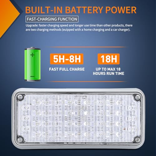 Nilight 2PCS 42LED Green Magnetic Strobe Lights Portable Warning Hazard Light Surface Mount Waterproof 5 Patterns for 12V 24V Cars Trucks Van Off Road Vehicles ATV - color: 42LED Green