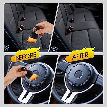 3 PCS Car Interior Detail Dust Brush,Soft Car Interior Detailing Kit Tools,Dash Duster Brush for Auto,Truck,SUV,RV Interior Cleaning