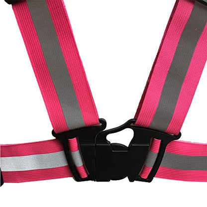 ZOJO Safety Vests,10 Packs | Lightweight, Adjustable | Fit for Work, ( Neon Pink) - color: 10pcs-neon Pink