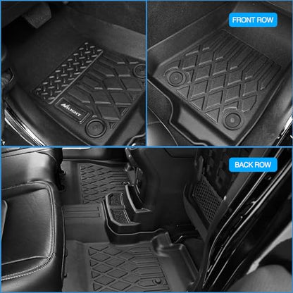Nilight TPE Floor Mats for Chevy Malibu 2016 2017 2018 2019 2020 2021 2022 2023 2024 2025,All Weather Custom Fit Heavy Duty Floor Liners - color: 2016-2025 Chevy Malibu