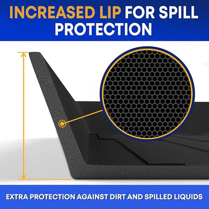 Premium Cargo Liner for BMW X3 Not Equipped with Spare tire 2018-2025 - 100% Protection - Custom Fit Car Trunk Mat - All-Season Black Cargo Mat - 3D Shaped Laser Measured Trunk Liners - size: 2018-2025 Not Equipped with Spare tire