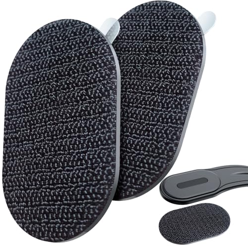 eSamcore Enlarged [3.22" X 2.16"] 2 Pack Single-Sided 3M VHB Adhesive Pad with Loop Strip Replacement Only Compatible with Magsafe Car Mount Detachable【#253】 - size: Enlarged