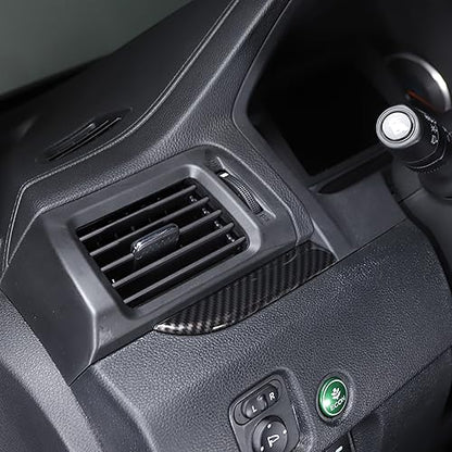 Dashboard Panel Cover for Honda Pilot 2016-2022/ Ridgeline 2016-2020/ Passport 2019-2025 Accessories, Center Console Instrument Panel Trim Strip, Dash Upper Center Panel Trim Bezel, ABS (Carbon Fiber) - color: Carbon Fiber