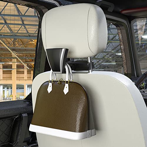 Sandure Car Coat Hanger Headrest Back Car Seat Coat Hanger Multifunctional for Suit Jacket