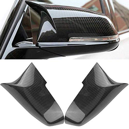 sportuli Carbon Fiber Rearview Mirror Cover Cap Compatible with BMW 228i 435i 116i 118i 120i 125i 130i 218i 220i 320i 328i 330i 335i 420i 428i 435i F21 F30 F31 F32 F33 F36 - color: Carbon Fiber