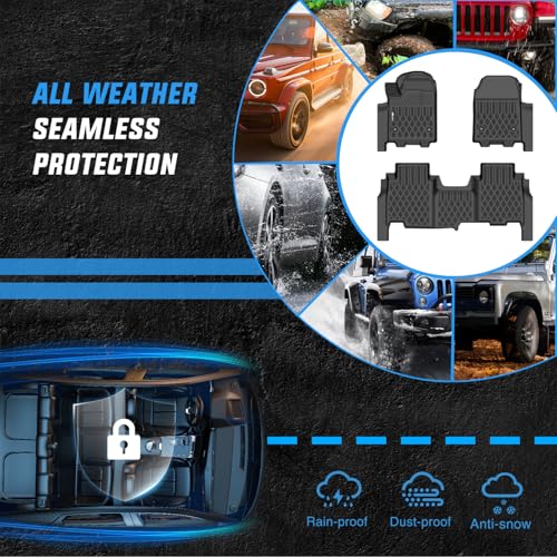 Nilight Floor Mats for Chevy Chevrolet Silverado EV RST Only 2024 2025 2026 (Not Fit WT/LT) All Weather Custom Fit Heavy Duty Floor Liners - color: 2024-2026 Chevy Silverado|EV RST|