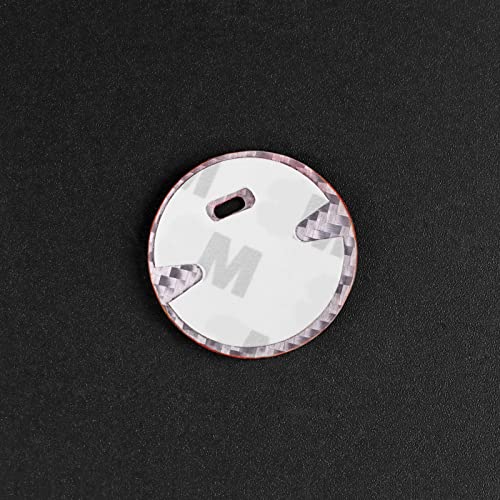 AIRSPEED Carbon Fiber Car Engine Start Button Cover Center Console Push-Button Sticker Interior Trim for Lexus is(2006-2012), ES(2006-2012), LX(2007-2015), Red (with Hole) - color: Red With Hole