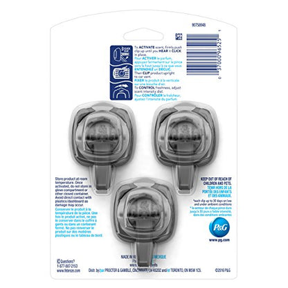 Febreze Car Vent Clip Air Freshener, Gain Original, 0.037 Pound - size: 3 Count (Pack of 1)