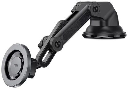 ESR for MagSafe Car Mount, Vacuum Dashboard Magnetic Car Phone Holder for Car, Suction Cup Car Phone Mount for iPhone 17-12, Smaung Galaxy, Car Accessories, Charging Not Supported, Metallic Grey