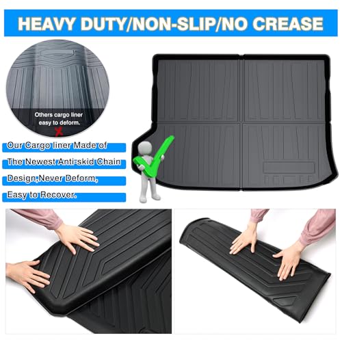 Powerty Only Fit for Trunk Mat Buick Envision 2016 2017 2018 2019 2020 All Weather TPO Rear Cargo Liner Trunk Floor Mat Auto Accessories - size: Cargo Mat｜For｜16-20｜Buick Envision
