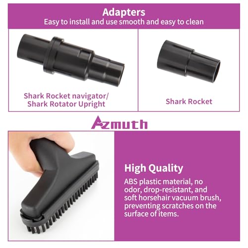 7 Pack for Shark Vacuum Attachments Replacement kits with Vacuum Brush Attachment and for Shark Crevice Tool and Vacuum Hose Adapter (7-Pack, 7) - style: 7-Pack