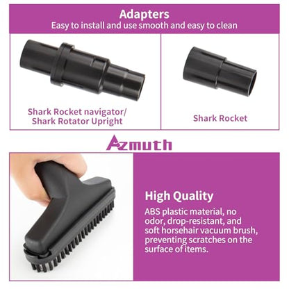 7 Pack for Shark Vacuum Attachments Replacement kits with Vacuum Brush Attachment and for Shark Crevice Tool and Vacuum Hose Adapter (7-Pack, 7) - style: 7-Pack