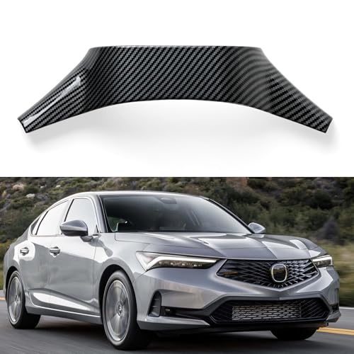 for Honda Civic 2022 2023 2024 11th Gen Accessories ABS Carbon Fiber Decals Interior Stickers - color: Steering Wheel Back Cover