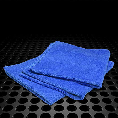 JDMBESTBOY 3Pcs Microfiber Cleaning Cloth Towel Rag Car Polishing No Scratch Auto Detailing Multi-Purpose Kitchen - size: 3 PCs