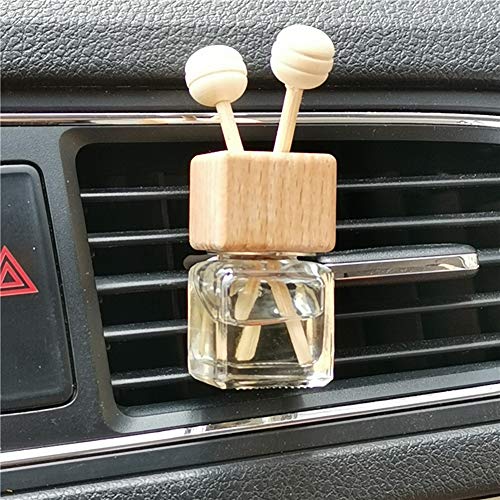 4 Packs Empty Essential Oil Diffuser Bottle Car Air Freshener Vent Clip Auto Perfume Diffuser Bottle Aromatherapy Fragrance Ornament Decor