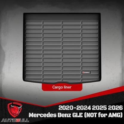 Cargo Liner Compatible with 2020-2024 2025 2026 Mercedes Benz GLE (NOT for AMG) Cargo Mat，All Weather Protection Trunk Liner Rear Trunk mat，Black - style: 24)Mercedes Benz GLE 2020-2024
