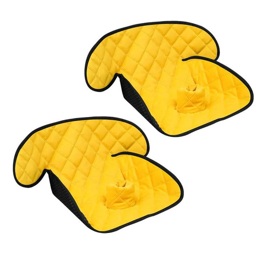 MOOB Waterproof Car Seat Protector - 2 Pack Premium Carseat Liner for Babies & Toddlers, Machine Washable & Quick-Dry, Anti-Slip Backing, Potty Training Pad for Infant Car Seat & Stroller (Yellow) - color: Yellow, size: 2 pack