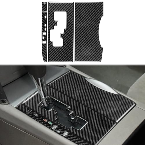 Compatible with Toyota Camry 2007 2008 2009 2010 2011 at Model Carbon Fiber Gear Shift Lever Frame Trim Accessories (Type B) - color: Black 02