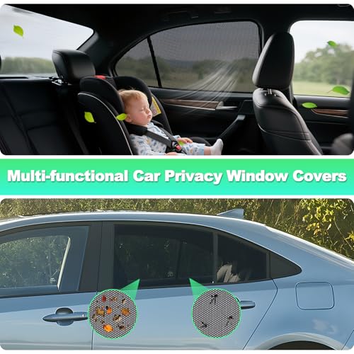 Car Window Shades for 2019-2024 Corolla Sedan (Not Fit Touring/Hatchback/Cross) - Rear Side Sun Shade for Baby, Breathable Mesh Car Privacy Covers, UV Protection & Heat Insulation (2PCS) - size: Corolla(19-24)R-2PCS