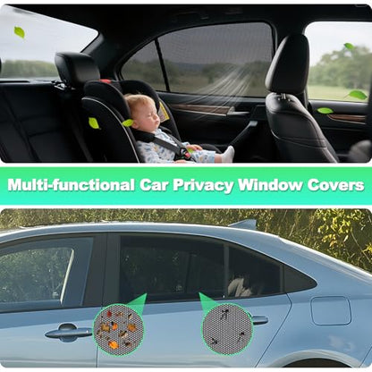 Car Window Shades for 2019-2024 Corolla Sedan (Not Fit Touring/Hatchback/Cross) - Rear Side Sun Shade for Baby, Breathable Mesh Car Privacy Covers, UV Protection & Heat Insulation (2PCS) - size: Corolla(19-24)R-2PCS
