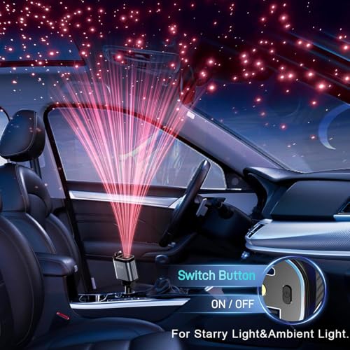 4 in 1 Retractable Car Charger with Starry Light,69W USB-C Fast Car Charger, for iPhone 17/16/15/14/13/12/11, Android,Pixel,Cigarette Lighter Charger (for Lightning+USB-C) - size: for Lightning+USB-C
