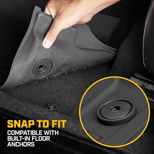 CAT® JustFit™ 3D Custom Fit Floor Mats, Chevy Equinox GMC Terrain 2019 2020 2021 2022 2023 2024, Heavy Duty Car Floor Liner Protection Laser Measured, Chevy Equinox Accessories for GMC Terrain - style: Chevy Equinox GMC Terrain (2019-2024)