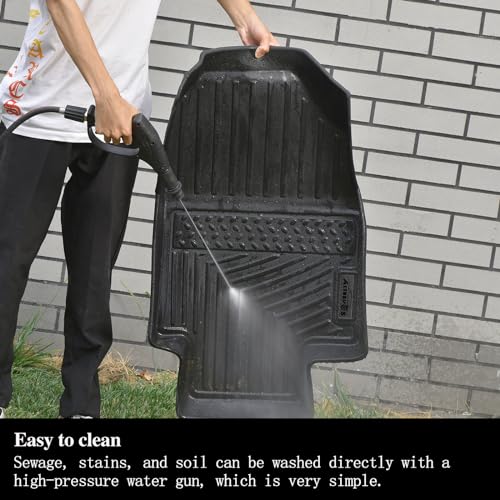 Floor Liners & Cargo Liners & Backrest Mat for 2025 KIA Carnival Hybrid 8 Seats（Not Fit Pure Fuel）-(NOT fit Prestige Models),TPE All Weather Protection Car - size: 2025 Carnival Hybrid Full Mats