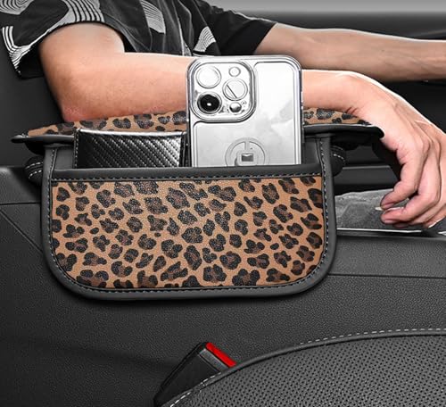 Auto Center Console Pad PU Leather Car Armrest Seat Box Cover Protector Universal Fit (Brown) - color: Brown