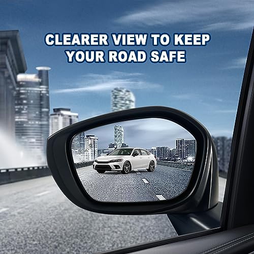 Left Driver Side Mirror Fits 2022-2026 HONDA CIVIC Sedan/Hatchback With Power Glass, Heated, Blind Spot Detection and Manual Folding Match to Crystal Black Pearl Replace HO1320351 (7 Pins) - size: L-7Pins