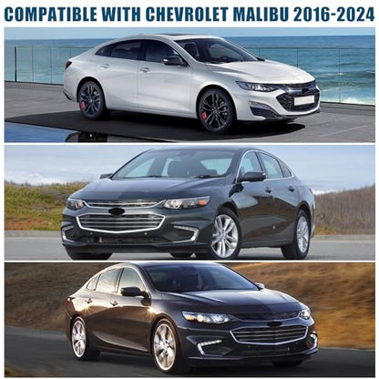 6 Layers Custom Fit Windshield Sun Shade for 2016-2024 Malibu, Foldable Car Sunshade with Storage Bag, Heat Reflective & UV Protection - size: 2016-2024 Chevrolet Malibu