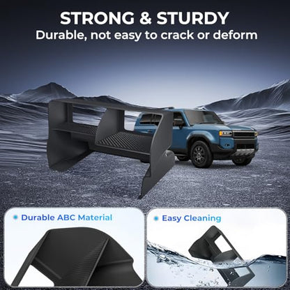 Center Console Organizer for Toyota Land Cruiser Prado 250 2026 2025 2024, Interior Accessories Storage Box Insert Tray for 2024-2026 Land Cruiser, Black - style: 5) Fits for Toyota Land Cruiser 2024-2026,B