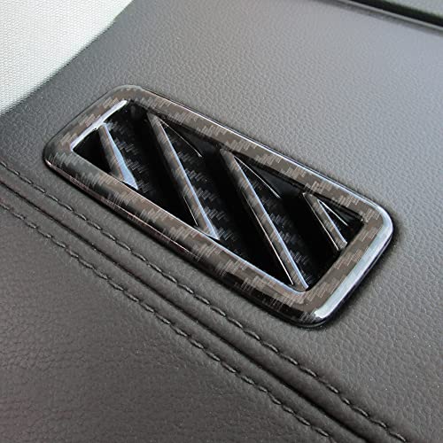 2PCS Dashboard Side Air Outlet Cover for Volkswagen Atlas 2018 2019 2020 2021 2022 2023 Atlas Cross Sport Accessories ABS Carbon Fiber Texture - size: SIDE AIR VENT COVER-2PCS
