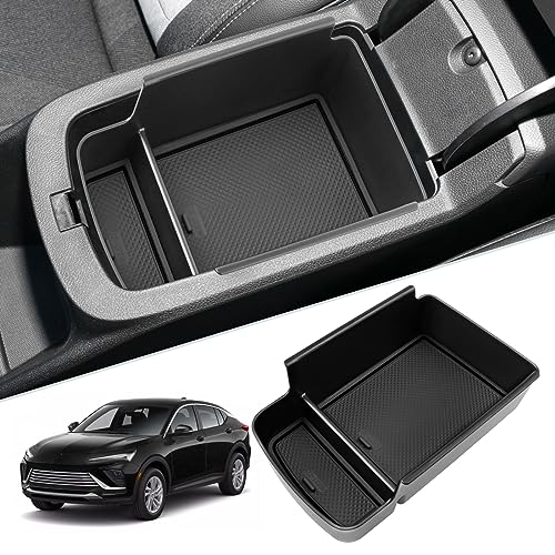 SKTU for 2024 2025 2026 Buick Envista Accessories Center Console Organizer 2024 2025 2026 Envista Insert ABS Materials Tray 2024 2025 2026 Envista Accessories Armrest Tray (Black) - color: 2024-2026 Envista Black