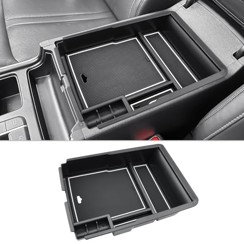 CDEFG for 2026 Kia Sorento Center Console Organizer Tray for 2026 Kia Sorento Accessories Middle Console Organizer Armrest Storage Box Arm Rest Compartment - color: For 2026 Sorento