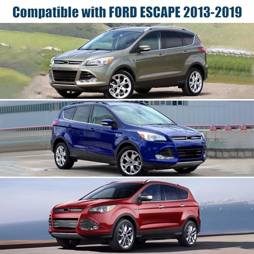 6 Layers Custom Fit Windshield Sun Shade for 2013-2019 Ford Escape, Foldable Car Sunshade with Storage Bag, Heat Reflective & UV Protection - size: 2013-2019 Ford Escape