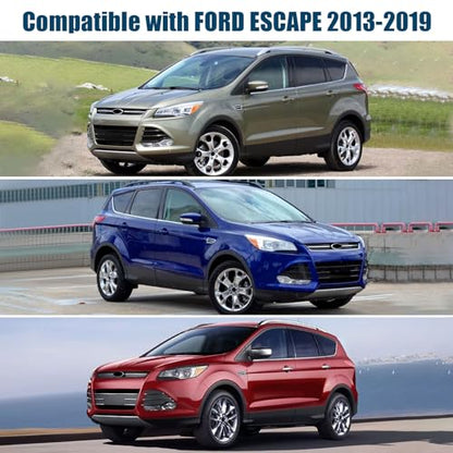 6 Layers Custom Fit Windshield Sun Shade for 2013-2019 Ford Escape, Foldable Car Sunshade with Storage Bag, Heat Reflective & UV Protection - size: 2013-2019 Ford Escape