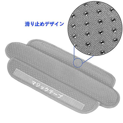 ZINZ Ultra Thick & Breathable Universal Shoulder Pad Cushion for Bag - Long & Comfort - color: Gray