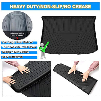 Edge Cargo Liner - Trunk Mat for 2007-2014 Ford Edge/2007-2015 Lincoln MKX, All Weather Cargo Mat for Edge Accessories, Anti-Slip Waterproof, Heavy Duty Car Mats, Car Accessories - size: 3)Ford Edge 2007-2014/Lincoln MKX 2007-2015