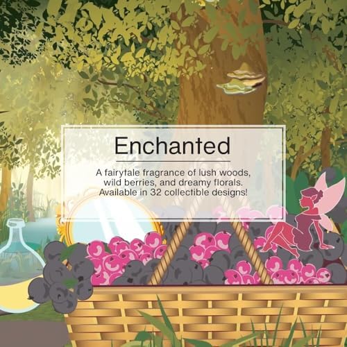 LITTLE TREES Car Air Freshener | Hanging Tree Provides Long Lasting Scent for Auto and Home | Enchanted, 24 Air Fresheners - color: Enchanted