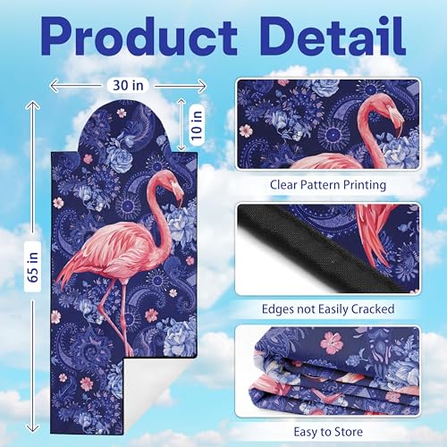 2 Pack Car Seat Towel Covers, Sweat-Proof Microfiber Seat Protectors for Gym, Running, Beach & Workout, Breathable Quick-Dry, Machine Washable, Pink Flamingo Print, Universal Fit - color: Pink Flamingo