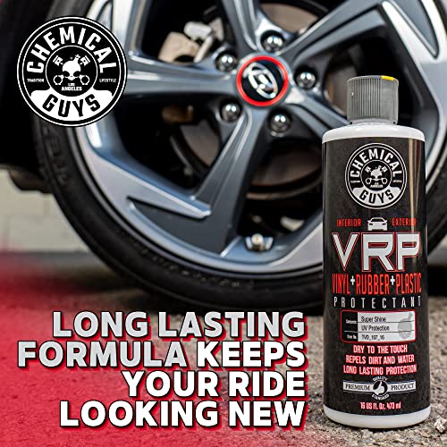 Chemical Guys VRP Vinyl, Rubber, and Plastic Dressing - Tire Dressing, Non-Greasy, Dry-to-the-Touch Shine for Tires, Trim, and More, Safe for Cars, Trucks, SUVs, RVs & More - 128 oz - size: 133.52 Ounce (Pack of 1)