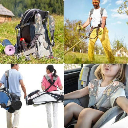 ZINZ 2-Pack Universal Shoulder Pad with Ultra Thick Cushion for Bag Luggage Bag Crossbody, Plus Long & Anti-Slip & Breathable,Light Rose - color: Light Rose